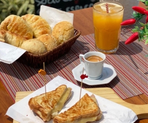 Experimente o café da manhã do Voo Livre
