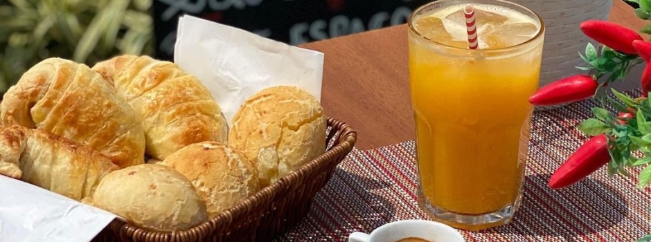 Experimente o café da manhã do Voo Livre