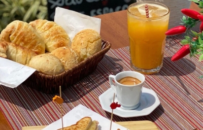 Experimente o café da manhã do Voo Livre