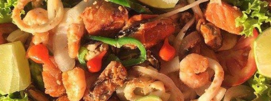 Xote de frutos do mar é no Cantinho Cearense