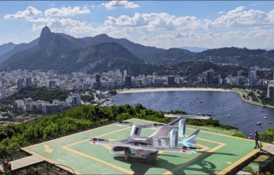 Rio recebe teste com primeiro carro voador em janeiro