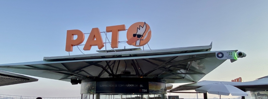 Pato com Laranja na Praia 1