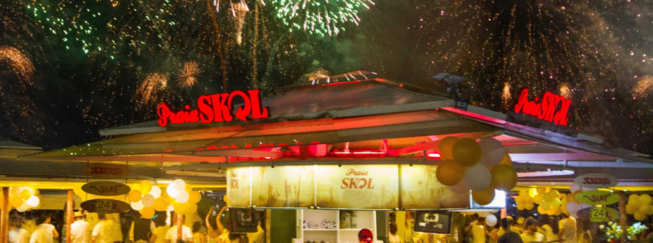 Réveillon 2023 no quiosque Praia Skol 1