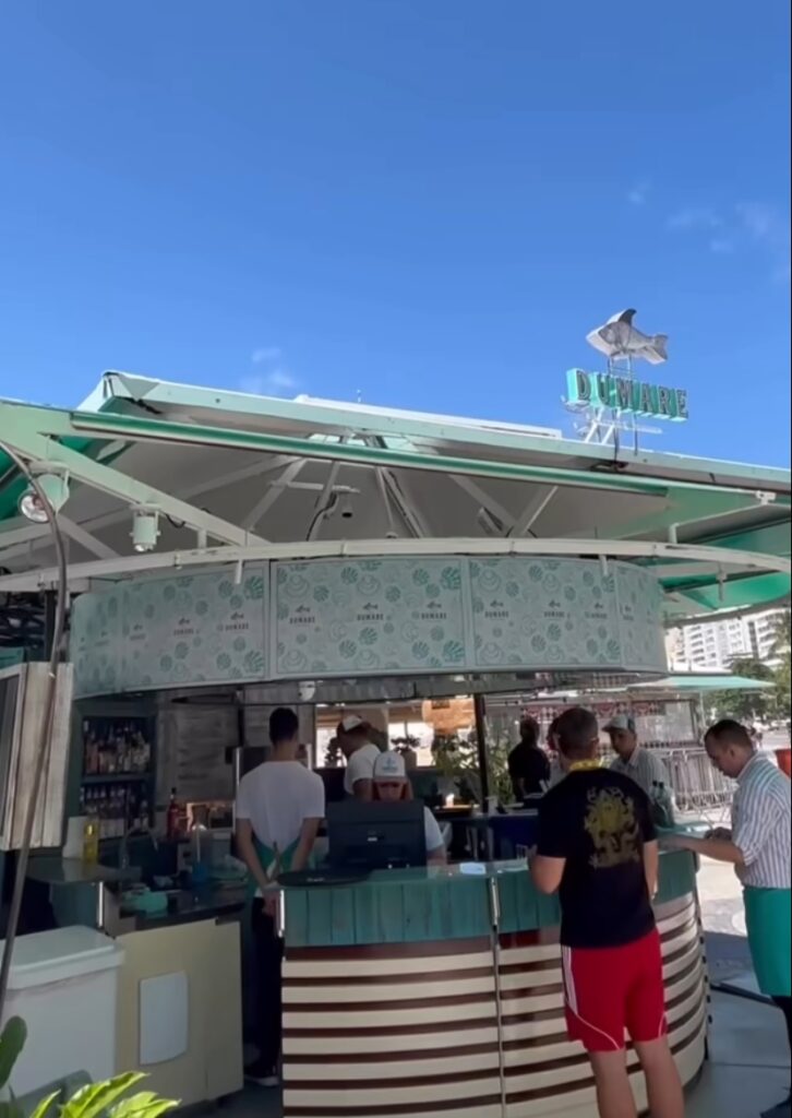 Quiosque Dumare é novidade em Copacabana