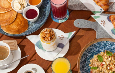 Quiosques para tomar café da manhã na orla 11