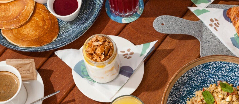 Quiosques para tomar café da manhã na orla 11