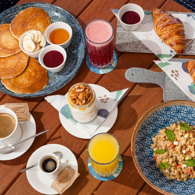 Quiosques para tomar café da manhã na orla 11