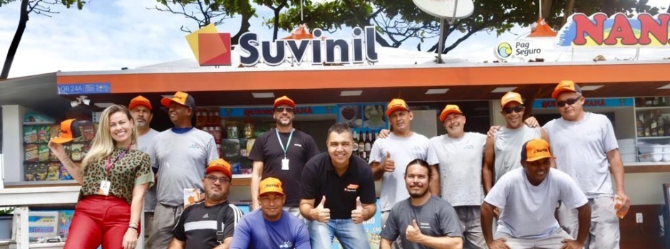Suvinil realiza treinamento no quiosque Naná 2