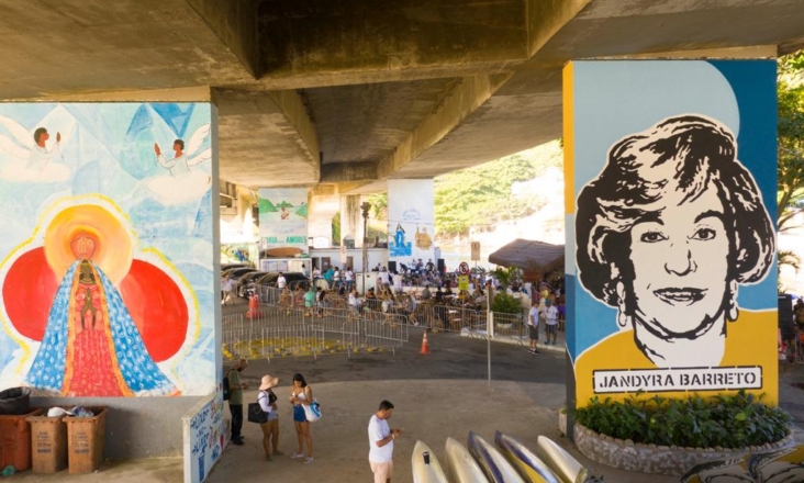 Praia dos Amores ganha grafite de João e Jandyra Barreto 3