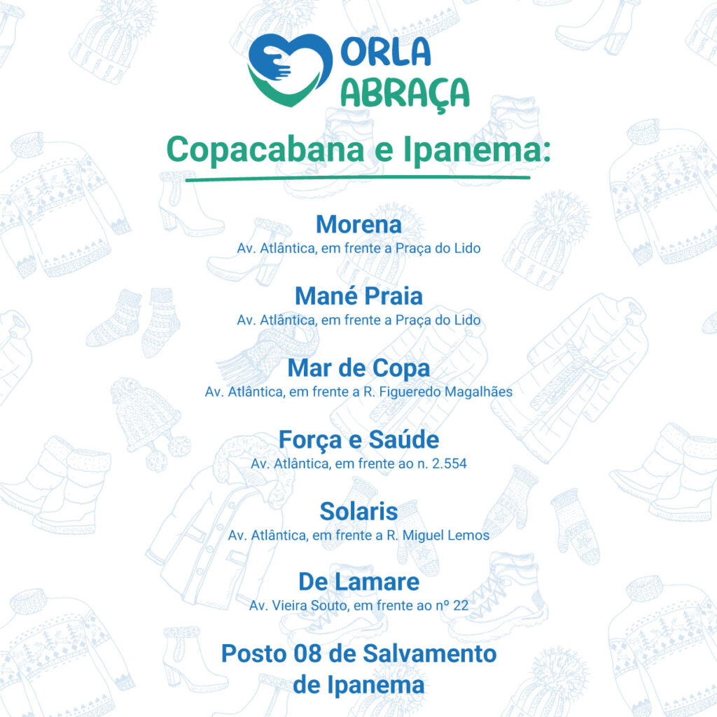 Orla Abraça: Doe e deixe mais quentinha a vida de quem precisa 3