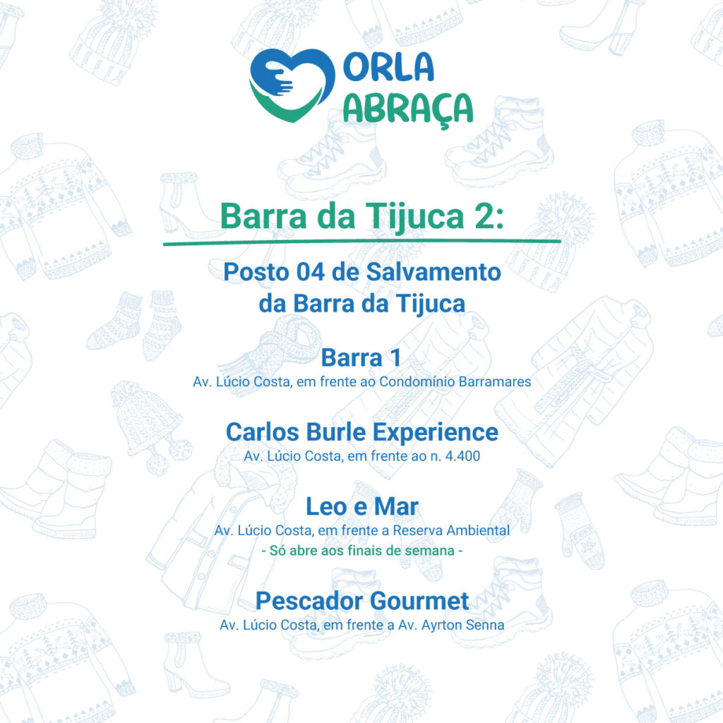 Orla Abraça: Doe e deixe mais quentinha a vida de quem precisa 4