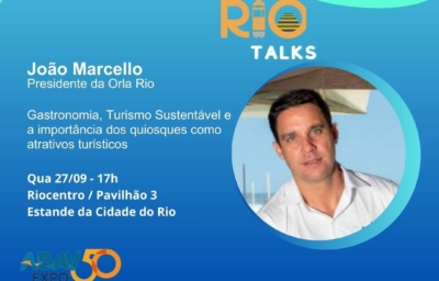 Presidente da Orla Rio participa da Arena Rio Talks na ABAV Expo 2023