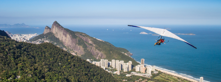 Pular de Asa Delta no Rio está entre as melhores experiências do mundo