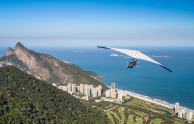 Pular de Asa Delta no Rio está entre as melhores experiências do mundo
