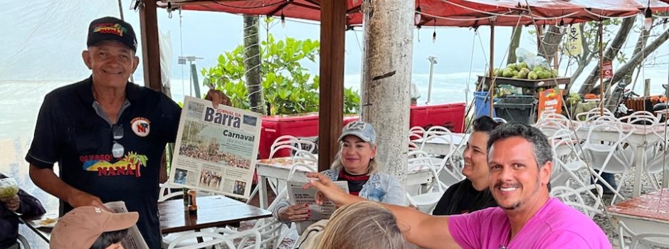 Jornal da Barra agora é vendido nos quiosques da orla carioca 1