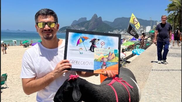 Personagem da Orla: a ovelhinha carioca que encanta as praias do Rio