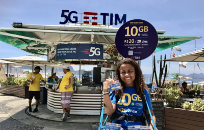 TIM promove ativações na orla de Copacabana e Recreio