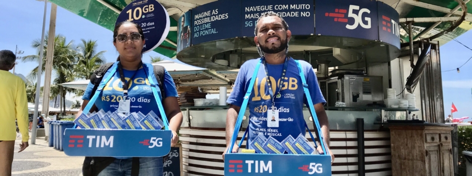 TIM vai realizar ativações na orla de Copacabana