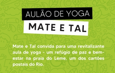 Mate e Tal realiza aulão de Yoga no Match Beach Club 1