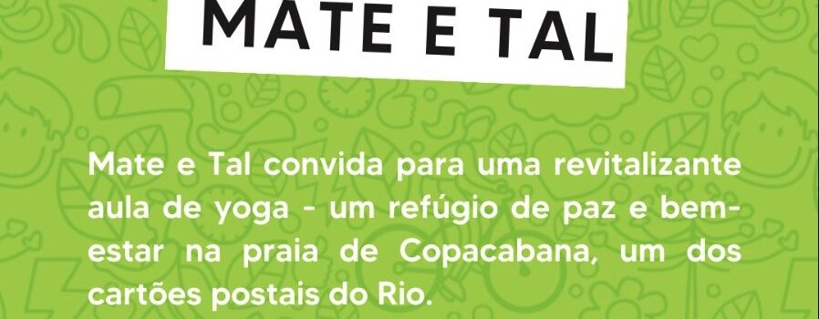 Mate e Tal realiza aulão de Yoga no Match Beach Club 3