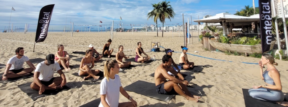 Mate e Tal promove aulão de Yoga no quiosque #BORA!