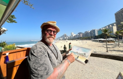 Jorge Grisi: o Artista Plástico que Transforma a Orla Carioca em Arte 
