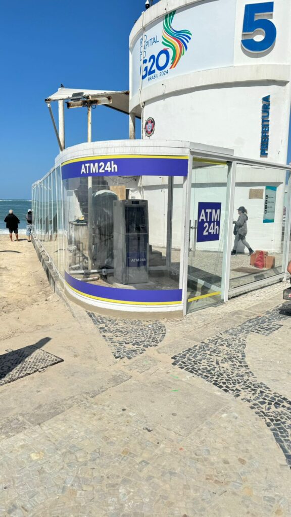 Novidade na praia: terminais ATM 24h chegam à Orla Carioca 6
