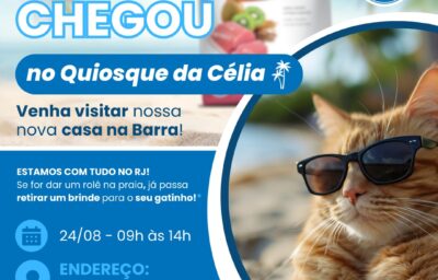 Orla Rio e Farmina inauguram Parcão Praia no Quiosque da Célia