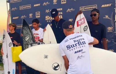 Burle Experience apresenta a 2ª etapa do campeonato Vonpiper Barra Surfing Festival 1