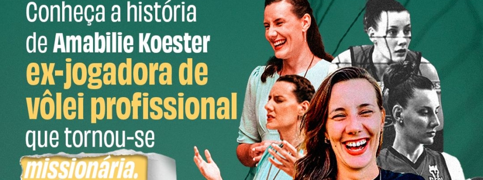 Das redes de vôlei às redes de pesca: Amabilie Koester lança autobiografia