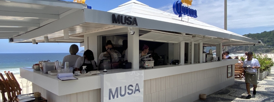 Quiosque MUSA inaugura em São Conrado