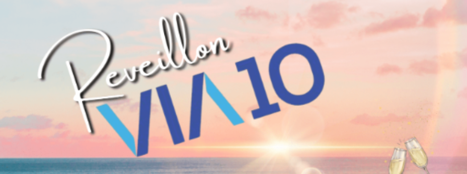 Réveillon dos Sonhos na Praia no Quiosque Via10!