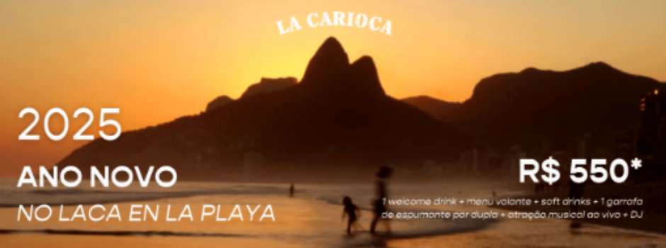 Réveillon LA CARIOCA EN LA PLAYA