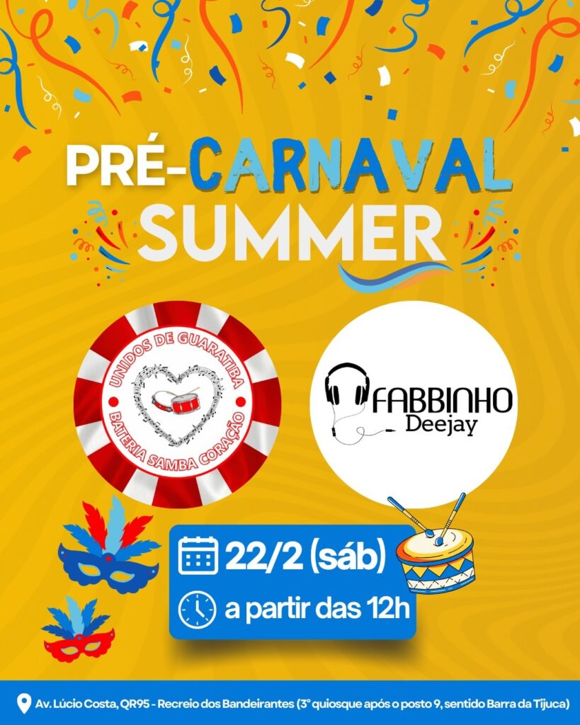 Esquenta de Carnaval no Pré-Carnaval Summer!