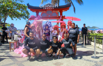 Genshin Impact chega à praia com evento especial para fãs de games e cosplay