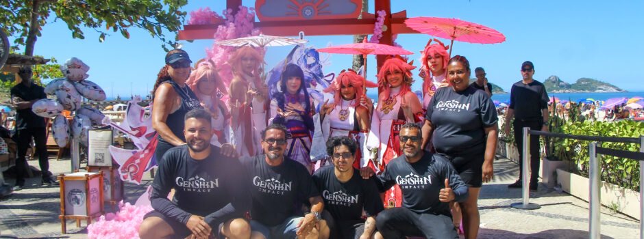 Genshin Impact chega à praia com evento especial para fãs de games e cosplay