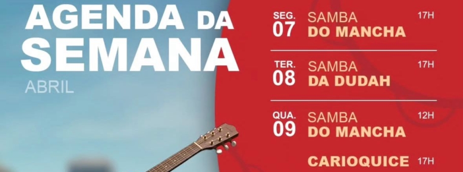 Agenda da semana Samba Social Clube