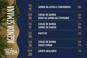 Inauguração do Coisas de Bamba; confira a programação completa da semana