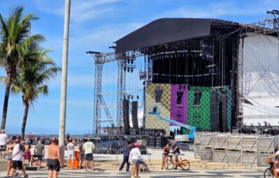 Prefeitura do Rio divulga operação para o show da Lady Gaga na Praia de Copacabana