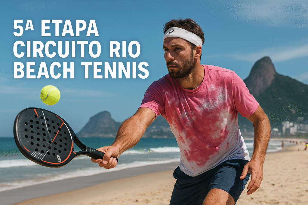 5ª Etapa do Circuito Rio Beach Tennis – Último dia de inscrição 1