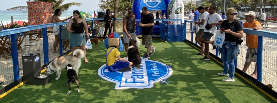 Amor de quatro patas no Parcão Orla: Farmina promove ação de adoção e cuidado na praia 1