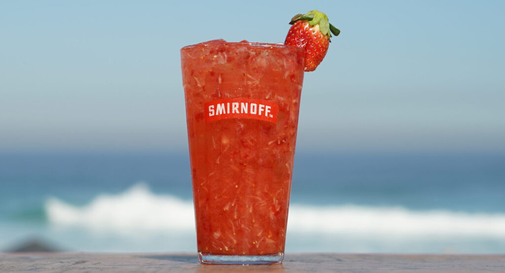 Caipvodka de Morango