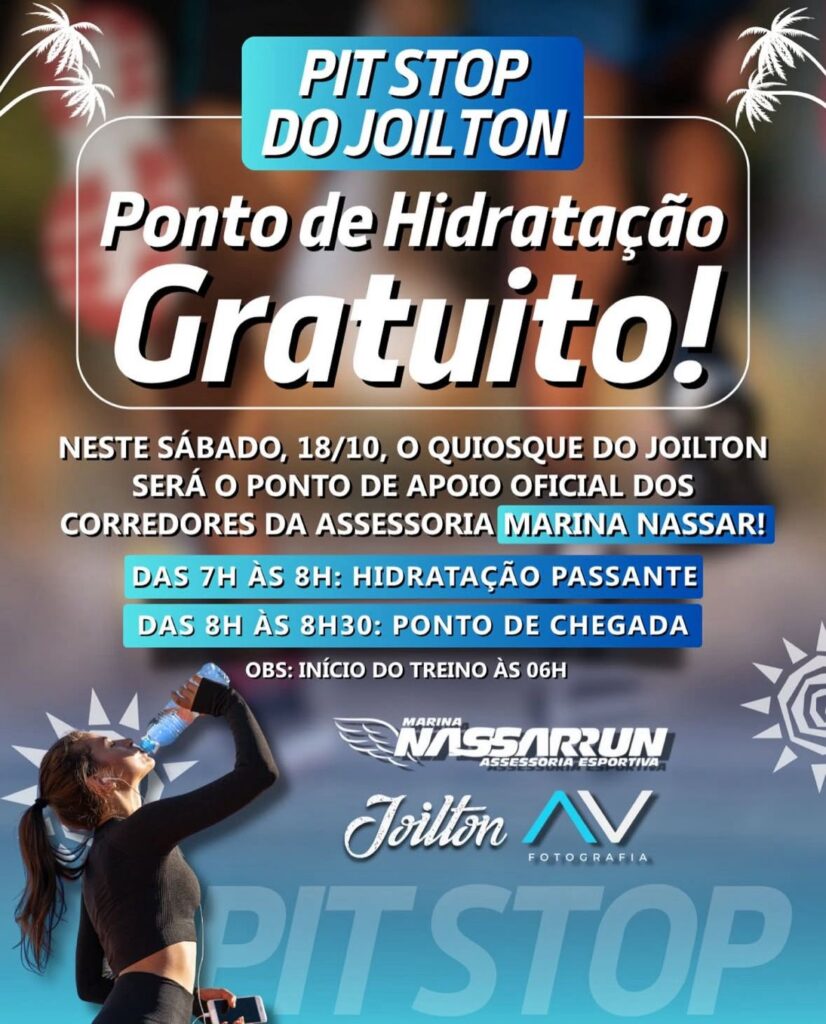 Joilton - Ponto de hidratação gratuito