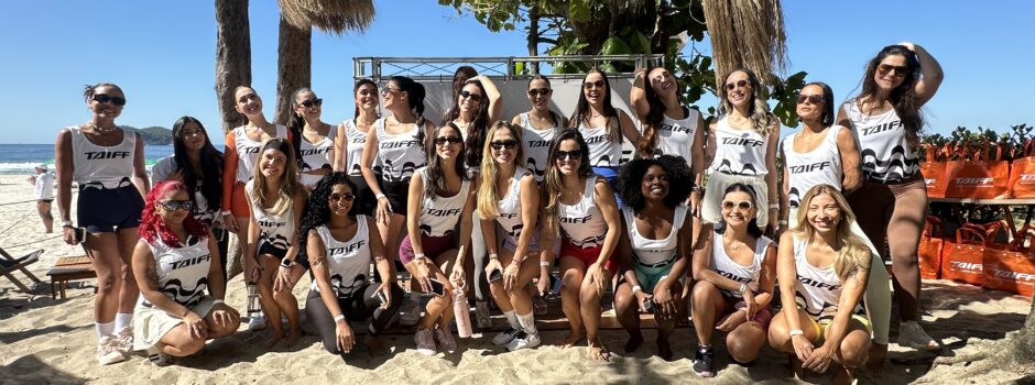 TAIFF segue no ritmo do verão e leva mais uma edição do Aulão HIIT Viva o Verão à orla carioca