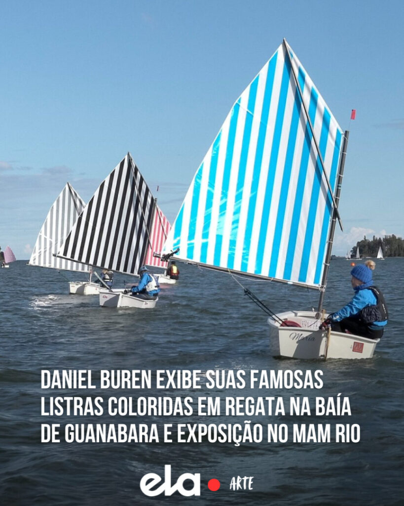 Exposição Daniel Buren: Regata na Baía de Guanabara e Mostra no MAM Rio