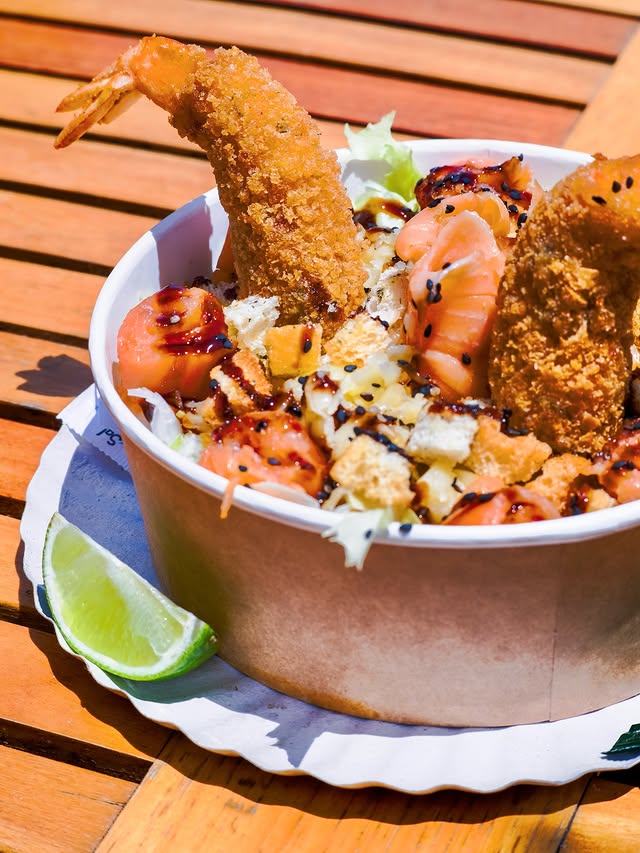 Sabor que combina com o mar: salada premiada é destaque no Layback Soul Prainha