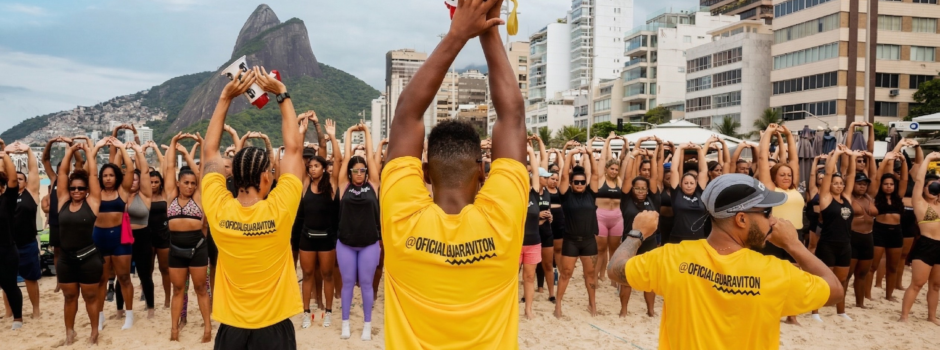 Aulão funcional do Guaraviton vai agitar a orla do Recreio neste domingo 3