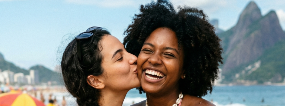 Dia do Beijo na orla: brindes, samba e promos para celebrar com afeto