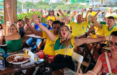 Arena Orla promete transformar os quiosques da praia em pontos de encontro durante a Copa do Mundo 2