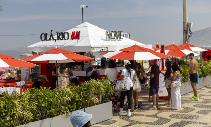 Olá, Rio: H&M mantém ativações na orla após inauguração da primeira loja na cidade
